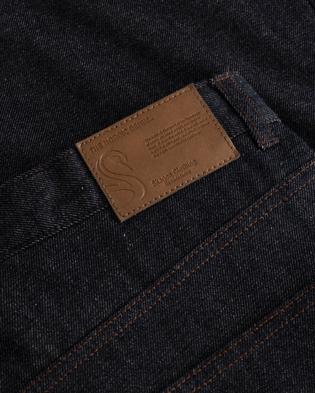 Raw Selvedge Jorts Darkwash